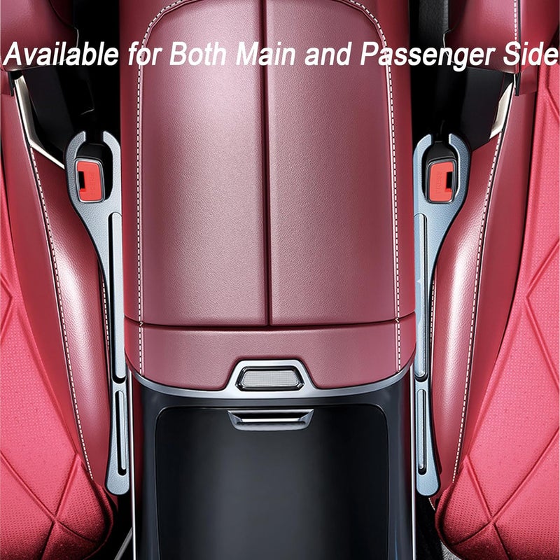LevChall 2PCS Car Seat Gap Filler，Gap Stopper Fill Gap Between Seat and Console，Built-in Recessed Storage Organizer，Universal for Most Cars Trucks SUVs to Stop Things from Dropping（Black） - Image 5